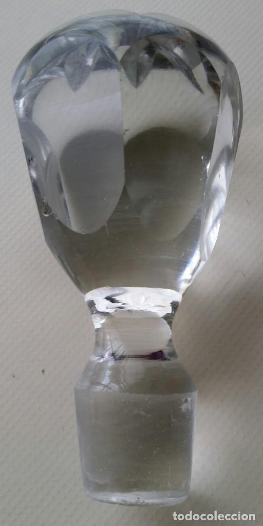 Antig&uuml;edades: TAPON DE CRISTAL TALLADO. - Foto 4