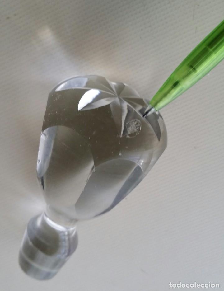Antig&uuml;edades: TAPON DE CRISTAL TALLADO. - Foto 5
