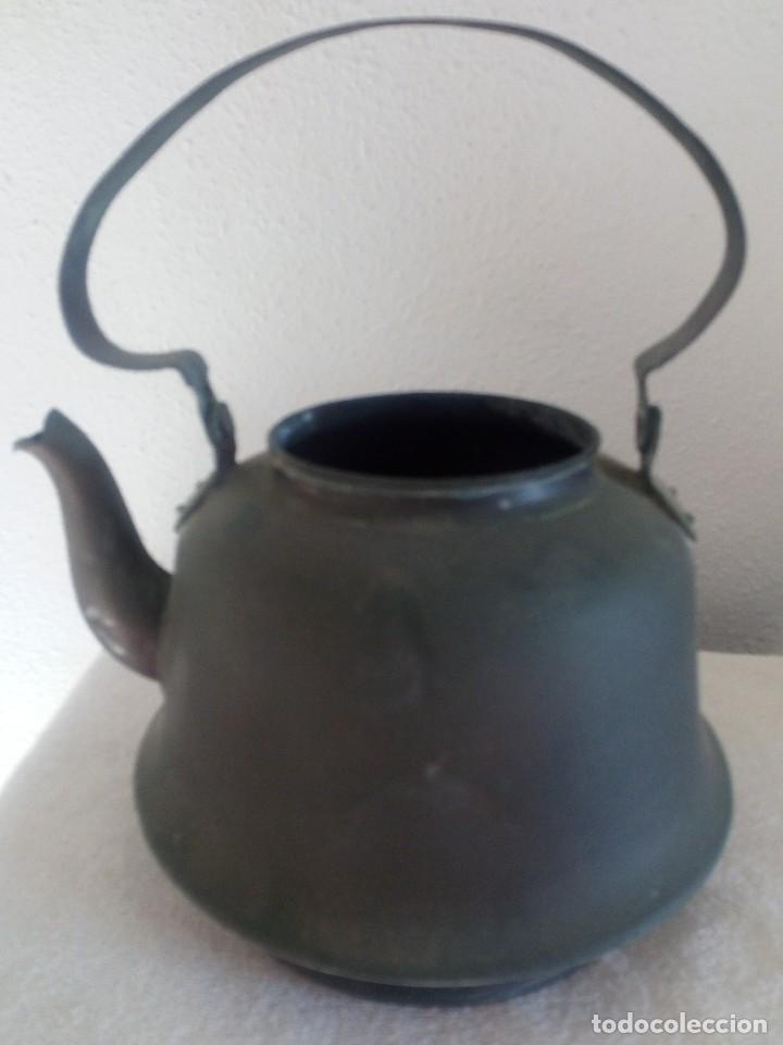 Antig&uuml;edades: Cafetera de cobre 3.5 L. - Foto 1