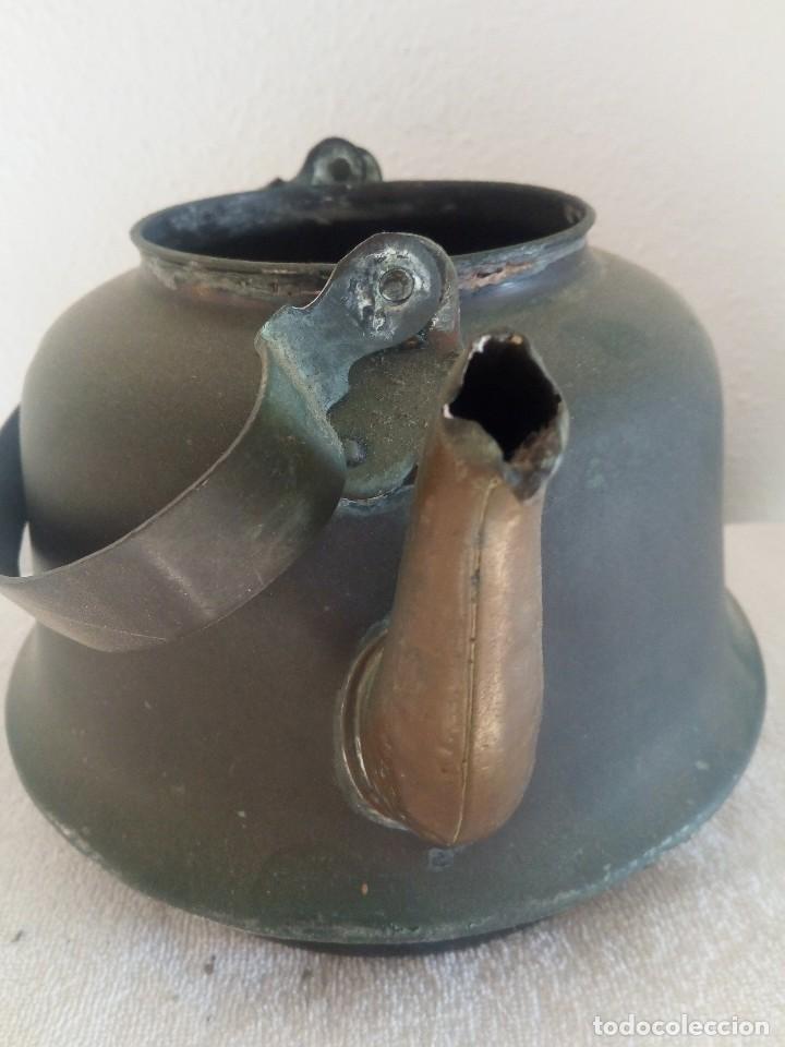 Antig&uuml;edades: Cafetera de cobre 3.5 L. - Foto 2