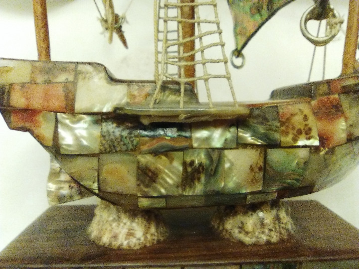 Antig&uuml;edades: ANTIGUO BARCO DE NACAR - Foto 2