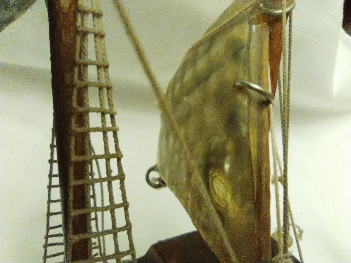 Antig&uuml;edades: ANTIGUO BARCO DE NACAR - Foto 8