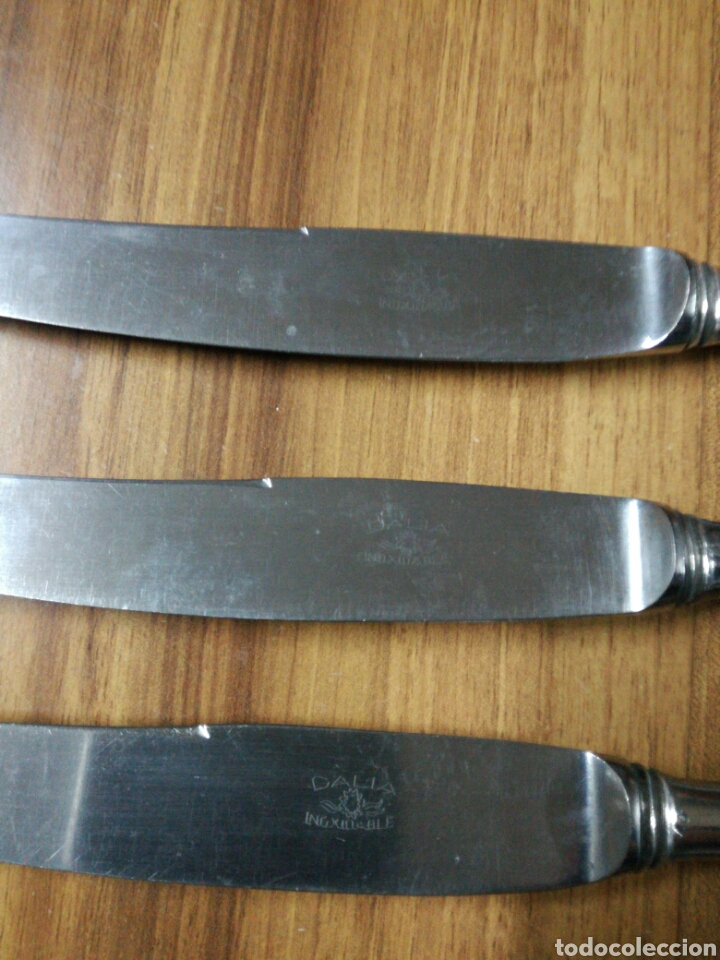 Antig&uuml;edades: 4 cuchillos Dalia - Foto 2
