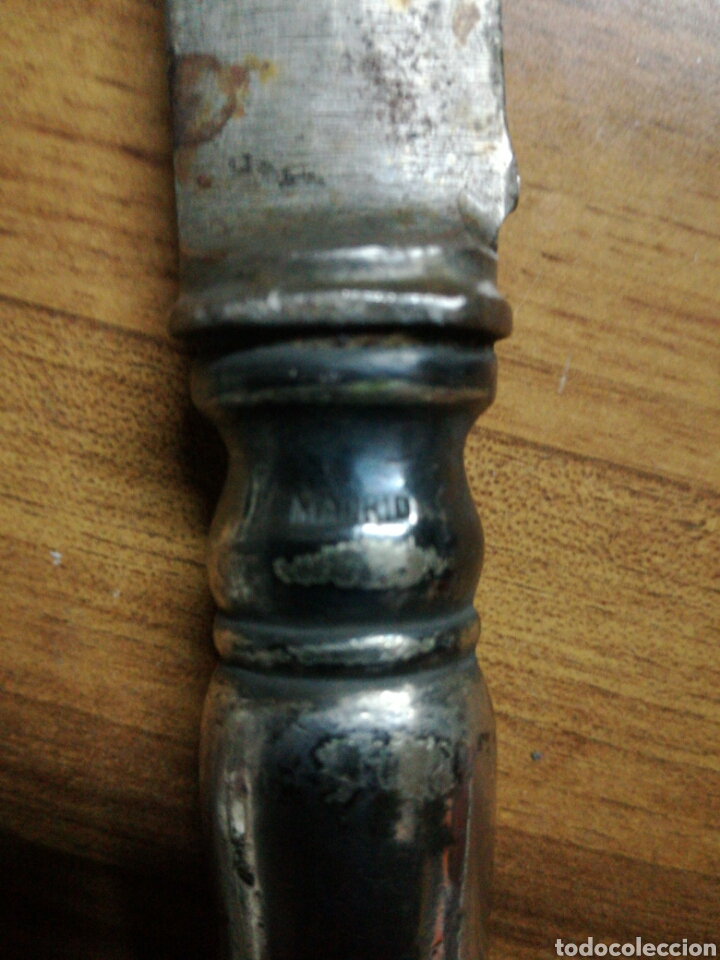 Antig&uuml;edades: Antiguo cuchillo de acero - Foto 4