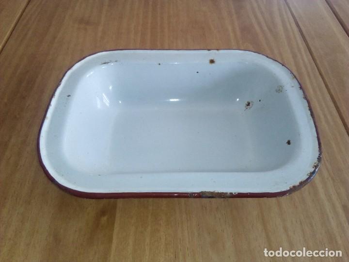 Antig&uuml;edades: Bandeja esmaltada - Foto 2