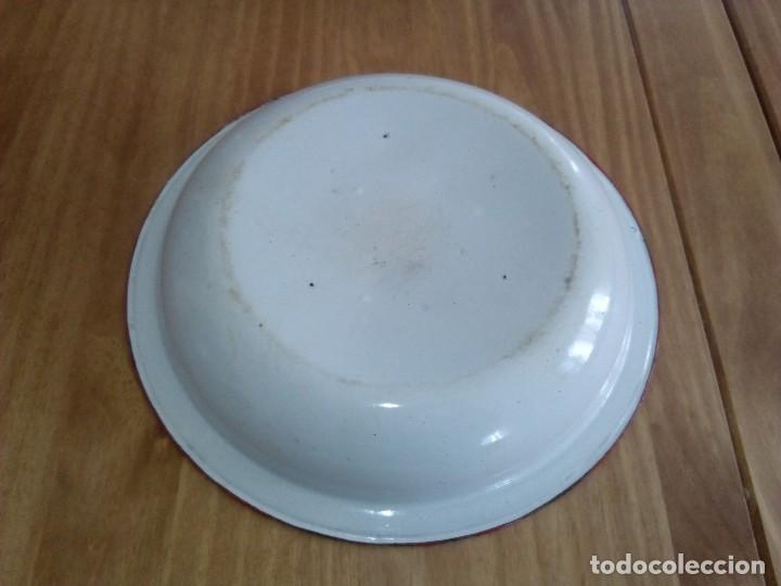 Antig&uuml;edades: Plato esmaltado - Foto 2