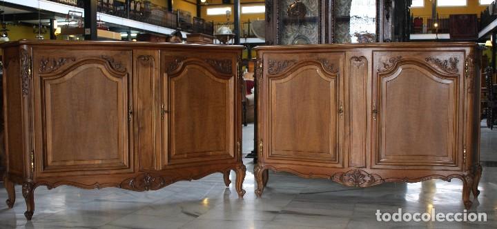 Antig&uuml;edades: PAREJA DE BUFET / APARADOR LUIS XV. REF:6181 - Foto 1