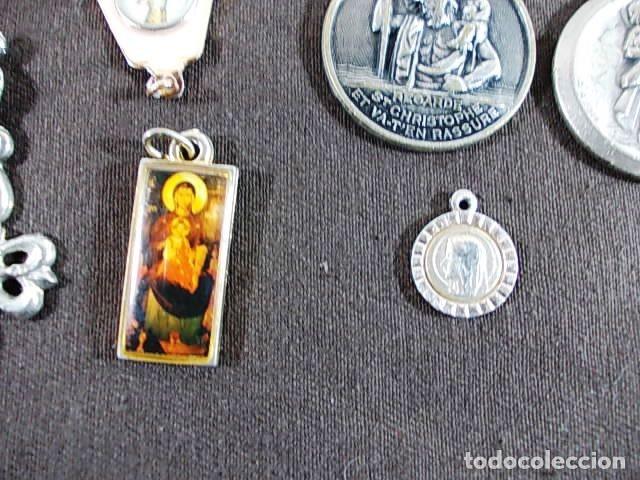 Antig&uuml;edades: LOTE DE MEDALLAS RELIGIOSAS VARIADAS - Foto 2