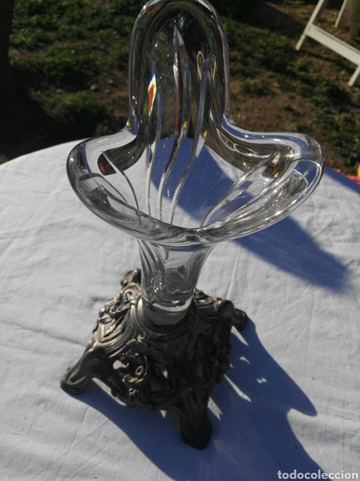 Antig&uuml;edades: Antiguo jarr&oacute;n cristal tallado