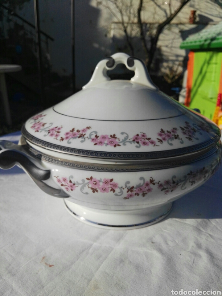 Antig&uuml;edades: Sopera porcelana limoges - Foto 3