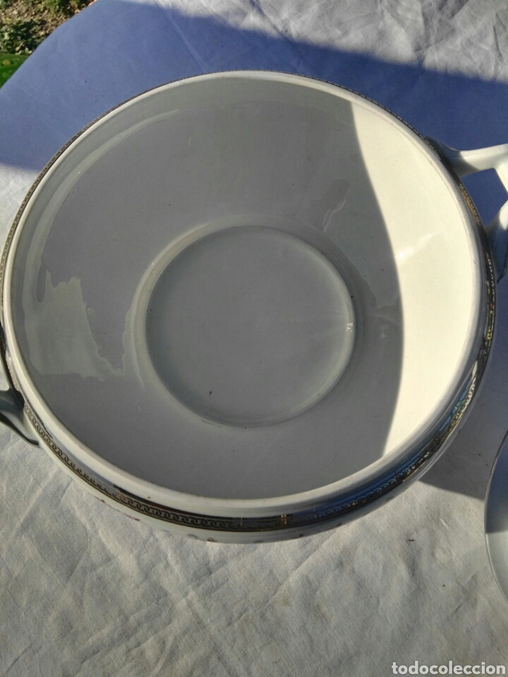 Antig&uuml;edades: Sopera porcelana limoges - Foto 7