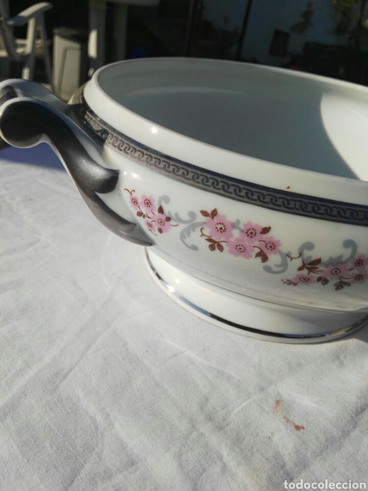 Antig&uuml;edades: Sopera porcelana limoges - Foto 8