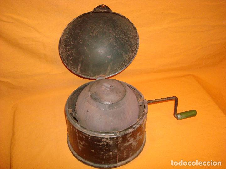 Antiquit&eacute;s: TOSTADOR DE CAFE ANTIGUO