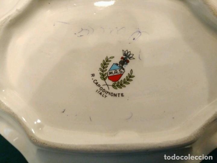 Antig&uuml;edades: PRECIOSO CENICERO CAPODIMONTE. - Foto 3