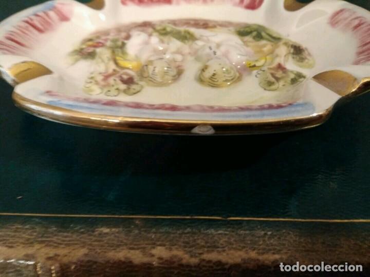 Antig&uuml;edades: PRECIOSO CENICERO CAPODIMONTE. - Foto 4