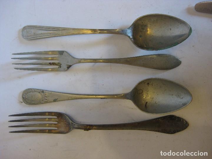 Antig&uuml;edades: lote de 4 cubiertos vintage - Foto 1