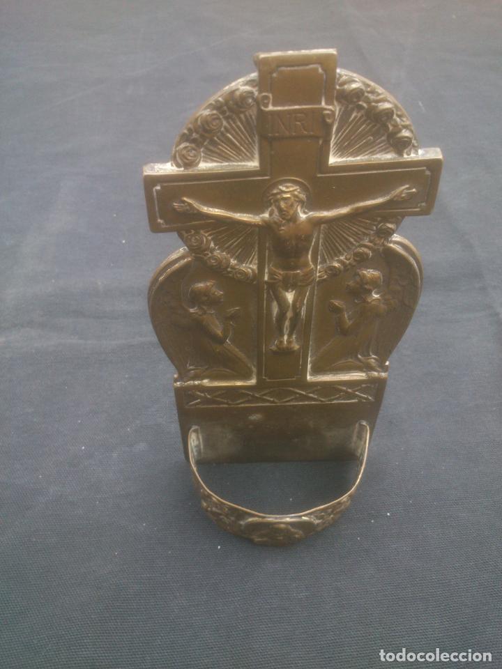 Antig&uuml;edades: INRI EN BRONCE TRABAJADO - Foto 1