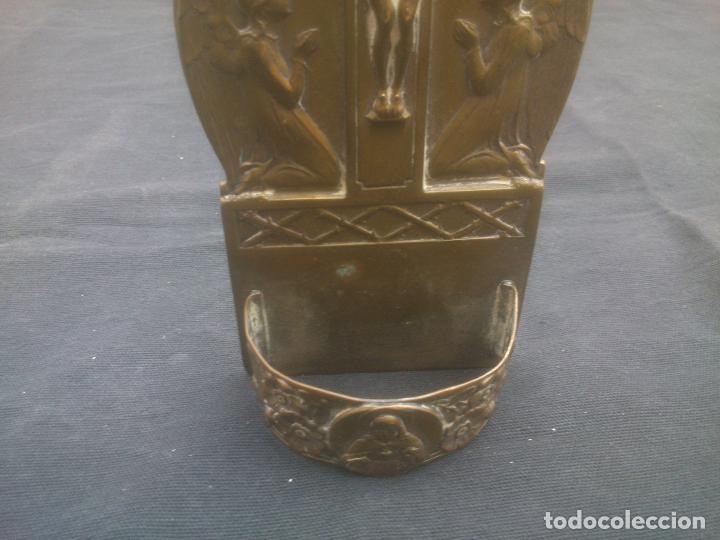 Antig&uuml;edades: INRI EN BRONCE TRABAJADO - Foto 2