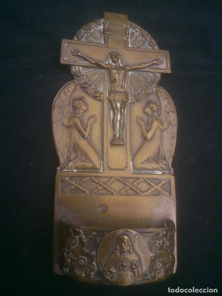 Antig&uuml;edades: INRI EN BRONCE TRABAJADO - Foto 5
