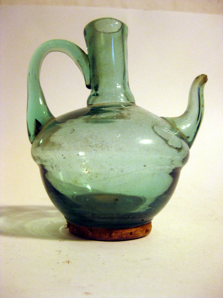 Antig&uuml;edades: ACEITERA DE CRISTAL - Foto 3