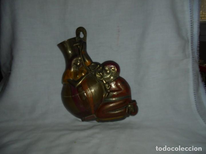 Antig&uuml;edades: FLORERO DE BRONCE PARA COLGAR - Foto 10