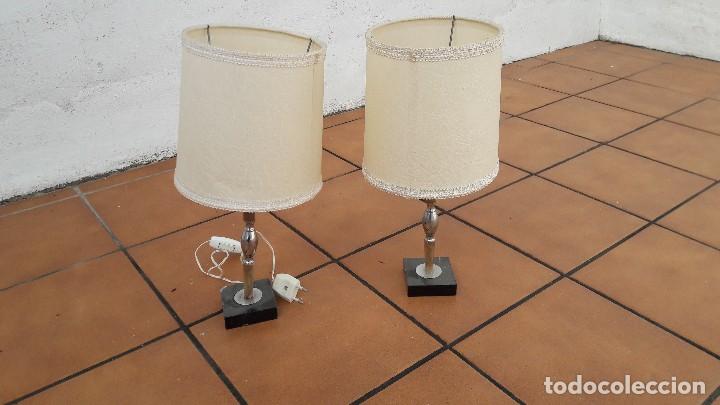 Antig&uuml;edades: JUEGO LAMPARAS MESITA - Foto 1