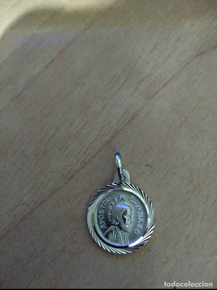 Antig&uuml;edades: medalla apostol santiago plata - Foto 1