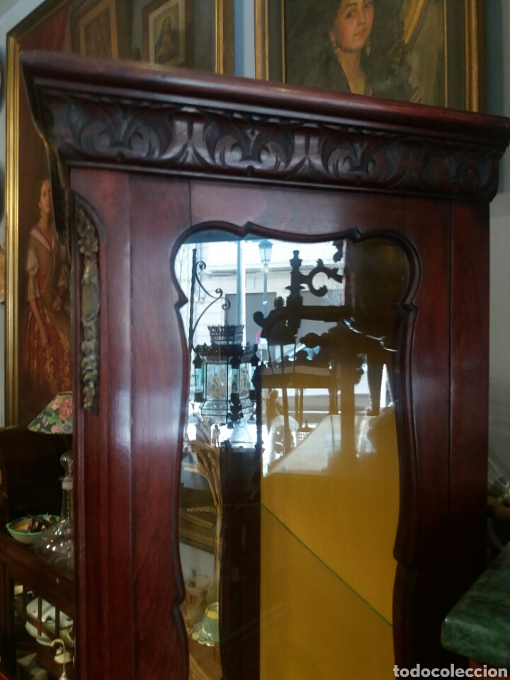 Antig&uuml;edades: PRECIOSA VITRINA ANTIGUA - Foto 3