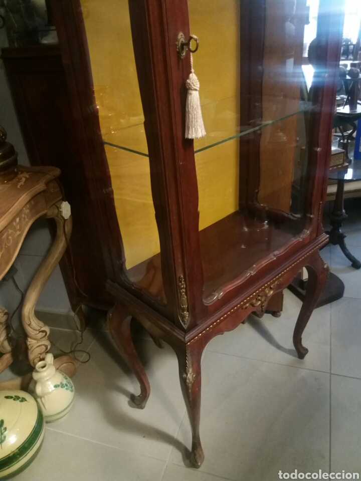 Antig&uuml;edades: PRECIOSA VITRINA ANTIGUA - Foto 5