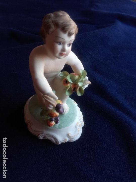 Antig&uuml;edades: Figura querub&iacute;n  Capodimonti - Foto 1