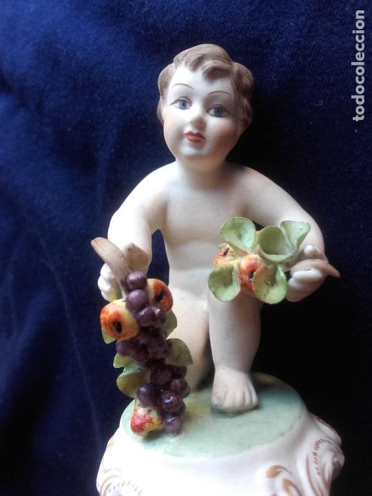 Antig&uuml;edades: Figura querub&iacute;n  Capodimonti - Foto 6