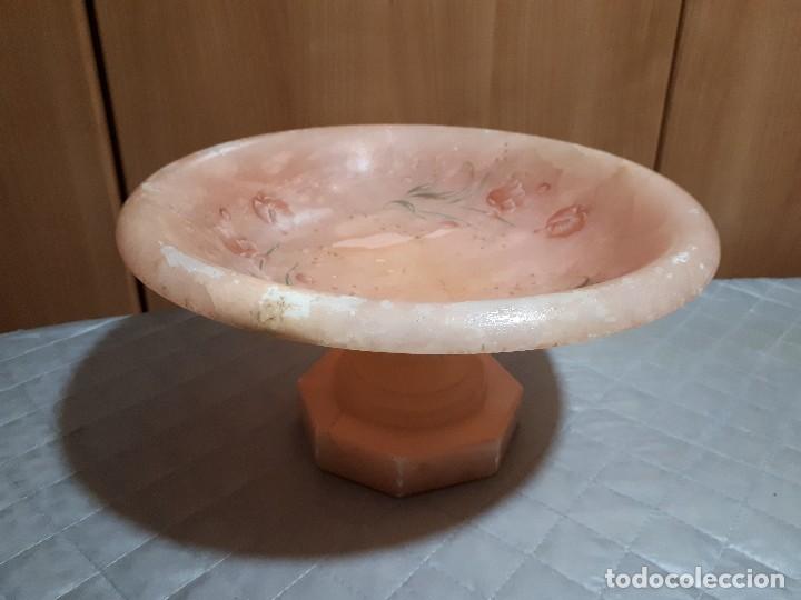 Antig&uuml;edades: precioso centro de mesa de alabastro - Foto 1
