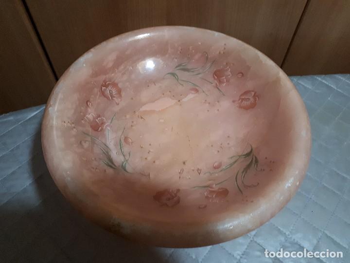 Antig&uuml;edades: precioso centro de mesa de alabastro - Foto 2
