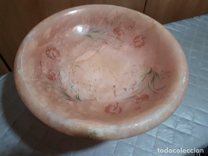 Antig&uuml;edades: precioso centro de mesa de alabastro - Foto 3
