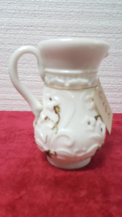 Antig&uuml;edades: JARR&Oacute;N ANTIGUO CRISTAL OPALINA EN BLANCO 5000 - 121 - Foto 1
