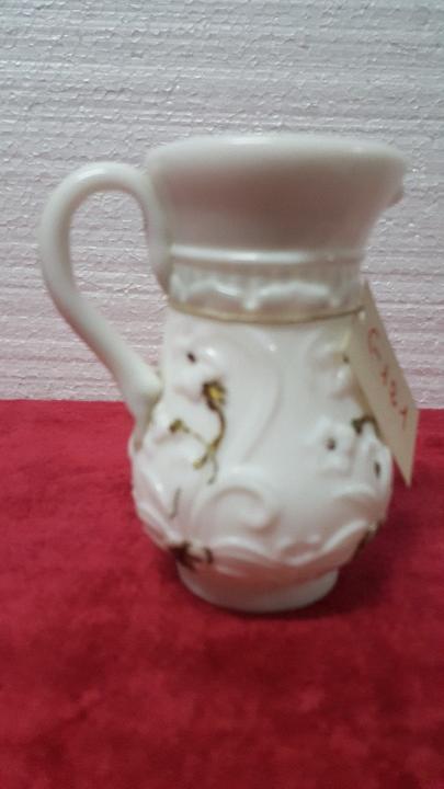 Antig&uuml;edades: JARR&Oacute;N ANTIGUO CRISTAL OPALINA EN BLANCO 5000 - 121 - Foto 2