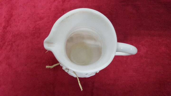 Antig&uuml;edades: JARR&Oacute;N ANTIGUO CRISTAL OPALINA EN BLANCO 5000 - 121 - Foto 5
