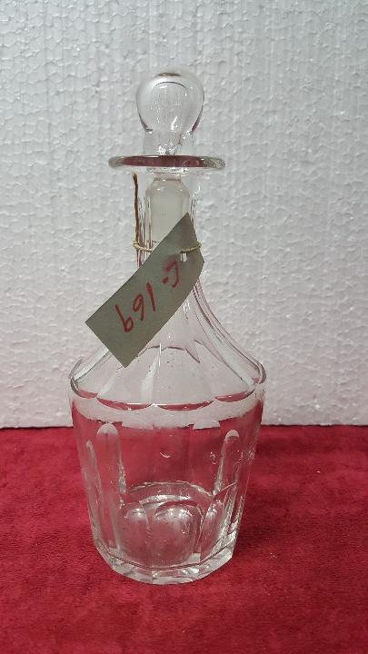 Antig&uuml;edades: BOTELLA ANTIGUA DE CRISTAL 5000 - 169 - Foto 1