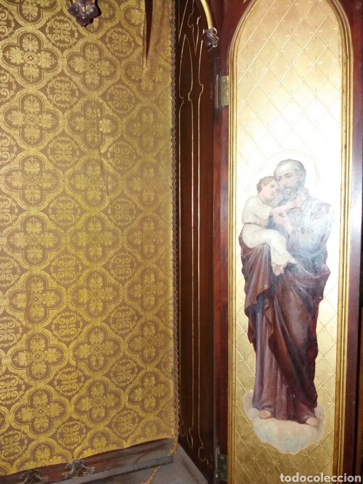Antig&uuml;edades: ESPECTACULAR CAPILLA ANTIGUA SOBRE MESA - Foto 6