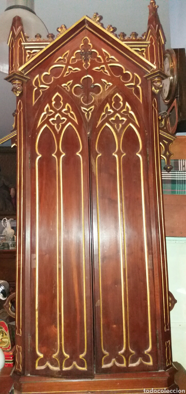 Antig&uuml;edades: ESPECTACULAR CAPILLA ANTIGUA SOBRE MESA - Foto 13