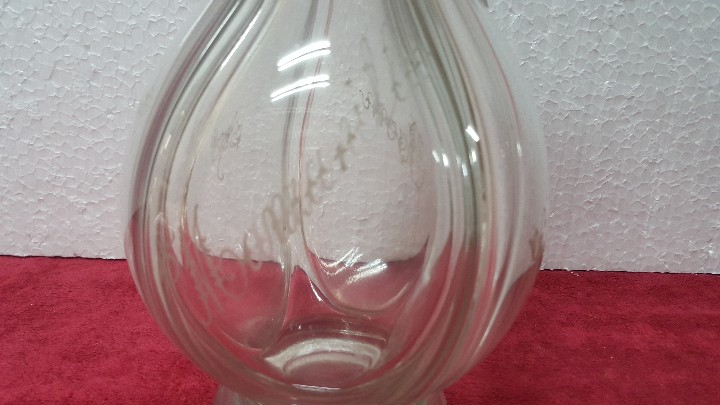 Antig&uuml;edades: BOTELLA ANTIGUA DE CRISTAL COMPARTIMENTOS 5000 - 306 - Foto 3