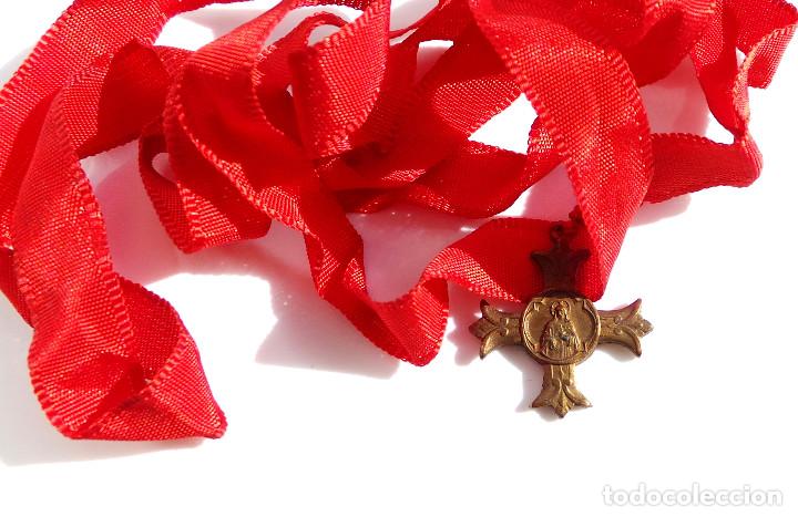 Antig&uuml;edades: MEDALLA DE APOSTOLADO DEL CORAZ&Oacute;N DE JESUS - Foto 7