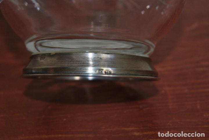 Antig&uuml;edades: JARRA DE CRISTAL TALLADO Y PLATA - Foto 6