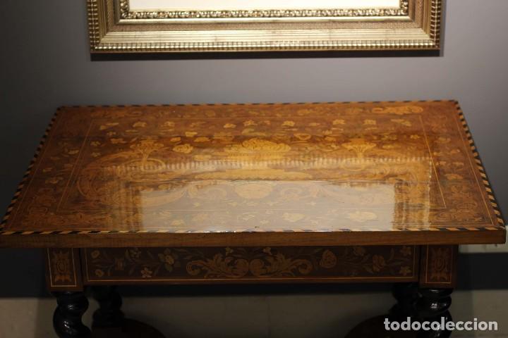 Antig&uuml;edades: MESA HOLANDESA -MARQUETERIA - Foto 3