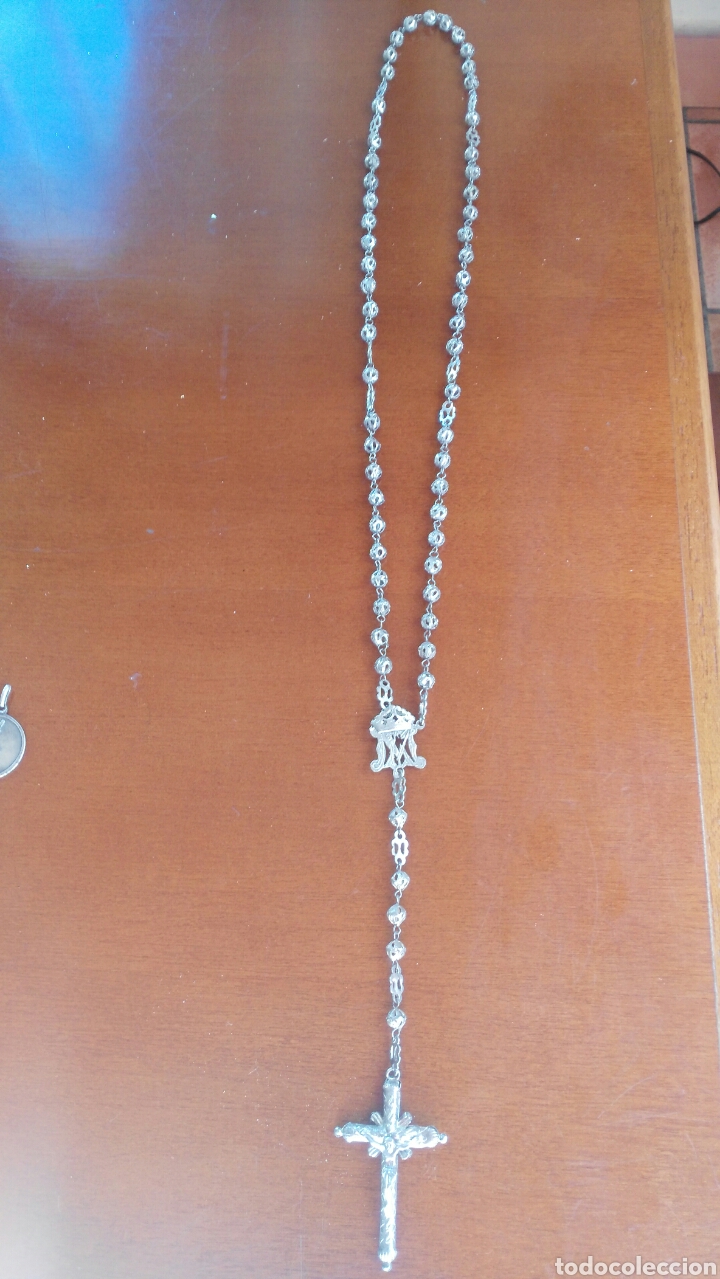 Antig&uuml;edades: Rosario de plata - Foto 2