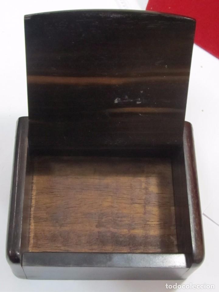 Antig&uuml;edades: CAJA DE MADERA CON MONEDA FILIPINA - Foto 6