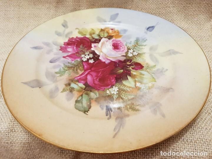 Antig&uuml;edades: Plato decoraci&oacute;n Limoges. - Foto 1