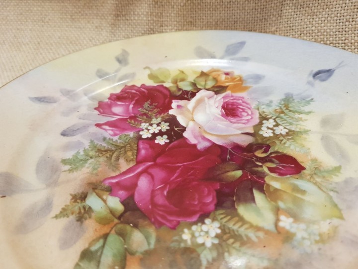 Antig&uuml;edades: Plato decoraci&oacute;n Limoges. - Foto 4