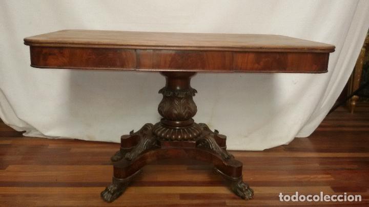 Antig&uuml;edades: Guerid&oacute;n Velador mesa de centro - Foto 4