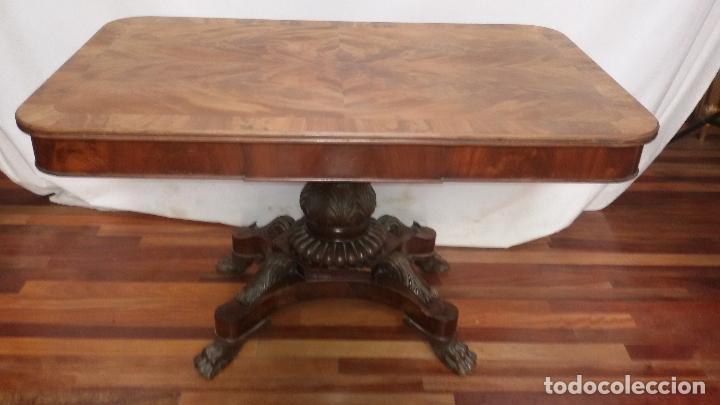 Antig&uuml;edades: Guerid&oacute;n Velador mesa de centro - Foto 5
